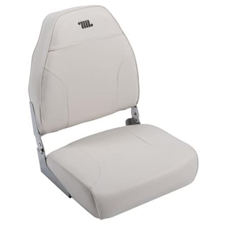 The Wise Boat Plastic Hi Back Seat, White 3001.6263